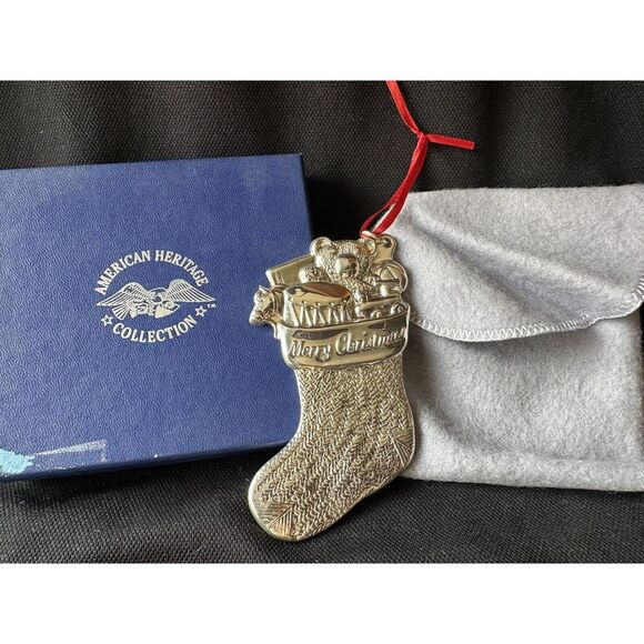 1994 Gorham American Heritage Sterling Silver Christmas...